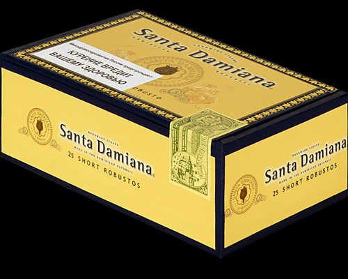 Santa Damiana Short Robusto. Коробка на 25 сигар