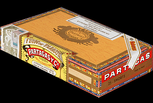 Partagas Shorts. Коробка на 25 сигар