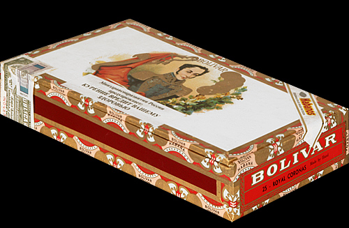Bolivar Royal Coronas. Коробка на 25 сигар