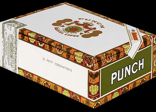 Punch Petit Coronations Tubos. Коробка на 25 сигар