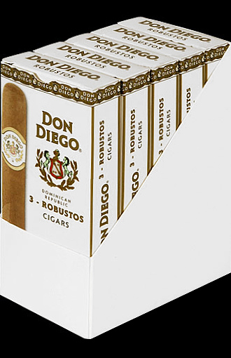 Don Diego Europa Export Robusto. Коробка на 3 сигары