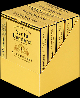 Santa Damiana Tubulares. Коробка на 5 сигар