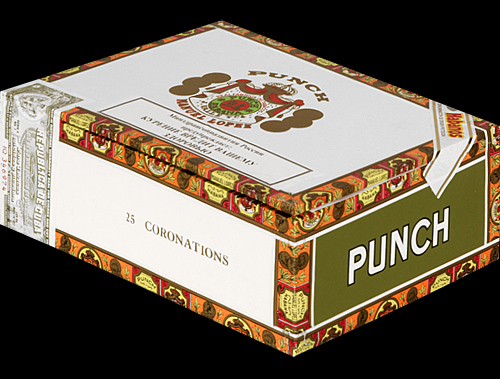 Punch Coronations Tubos. Коробка на 25 сигар