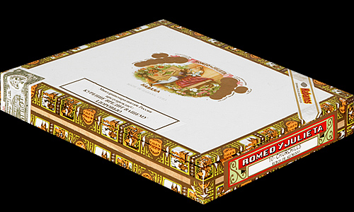 Romeo y Julieta Churchills. Коробка на 10 сигар