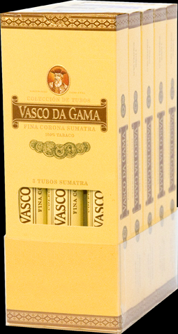 Vasco da Gama Fina Corona Sumatra. Блок на 5 пачек