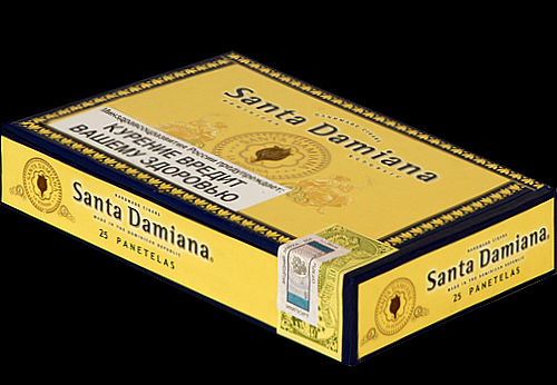Santa Damiana Panetella. Коробка на 25 сигар