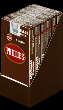 Phillies Chocolate. Коробка на 6 пачек сигарилл