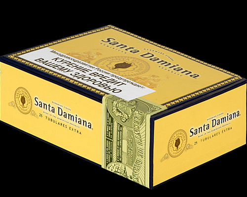 Santa Damiana Tubulares Extra. Коробка на 25 сигар